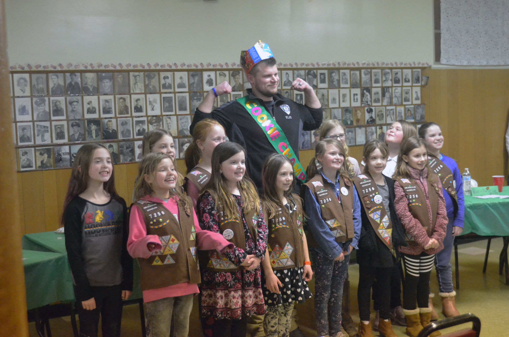Girl Scouts and Champion